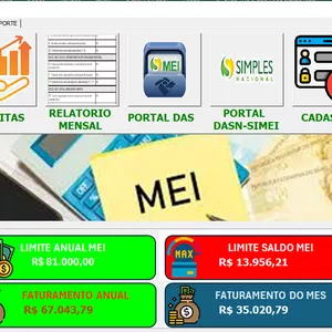 Planilha de Controle do MEI